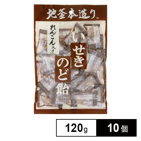 れんこん入せきのど飴 120g 10個を送料込 税込でお試し サンプル百貨店 井関食品