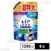 レノア 超消臭1week 柔軟剤 スポーツ フレッシュシトラスの香り つめかえ 超特大 1280ml