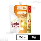 hadakara(ハダカラ) ボディソープ 液体 オイルインタイプ ピュアローズの香り つめかえ用大型サイズ 750ml