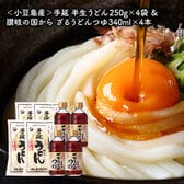 手延べ半生うどん(4袋)＆讃岐の国からざるうどんつゆ(4本)セット