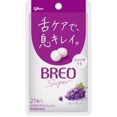 グリコ BREO SUPER グレープミント 21粒（17g）x5個