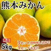 【予約受付】9/23~順次出荷【5kg】 熊本みかん 極早生 秀品