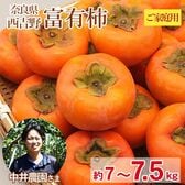 【予約受付】11/10~順次出荷【約7~7.5kg】大きさお任せ 富有柿 ご家庭用