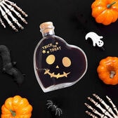 【200ml】ハロウィン ハート ワインボトル《スケルトン》