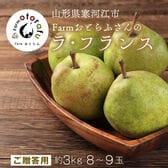 【約3kg】生産者さん限定！山形県寒河江市産ラ・フランス