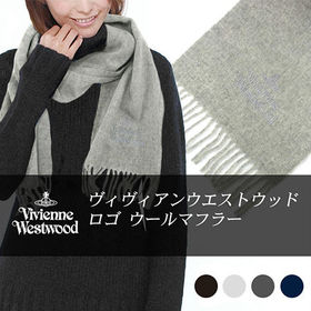 グレー】Vivienne Westwood ヴィヴィアンウエストウッド ロゴ ウールマフラーを税込・送料込でお試し｜サンプル百貨店 | サンプル百貨店