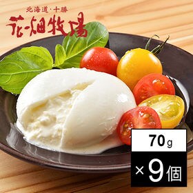 花畑牧場 生モッツァレラ ブラータ 70g 9個入り を税込 送料込でお試し サンプル百貨店 花畑牧場