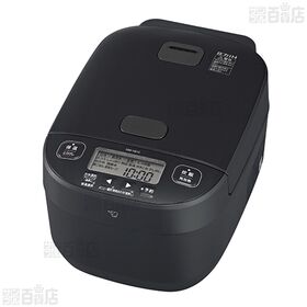 [～1升炊き/スレートブラック] 象印(ZOJIRUSHI)/極め炊き 圧力IH炊飯ジャー (豪熱大火力/炊き分け圧力/黒まる厚釜)/NW-YB18-BZ