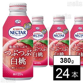 不二家 ネクター つぶつぶ白桃 ボトル缶 380g