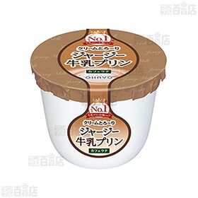 [冷蔵]オハヨー ジャージー牛乳プリン 2種計6個セット(プレーン/カフェラテ)