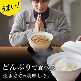 サンコー/2段式どんぶり型超高速炊飯器「炊き立て丼」 (炊飯容量：最大一合/おかずトレイ容量：300ml)/DNBRRCSWH