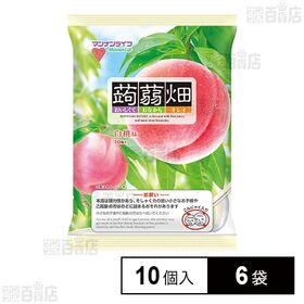 マンナンライフ 蒟蒻畑白桃味 25g×10個×6袋