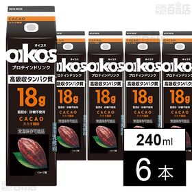 ダノンジャパン ダノンオイコス プロテインドリンク 高吸収タンパク質18g カカオ風味 240ml×6本