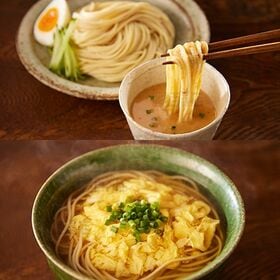 大豆麺4種セット(汁なし担々麺風 / 旨辛豆乳つけ麺 / 香る生姜かきたま / えび塩焼きそば)