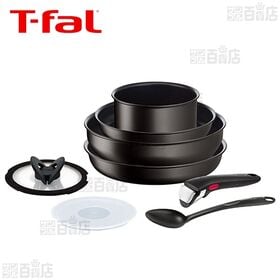 [セット8] T-fal(ティファール)/インジニオ・ネオ IHブラックチタニウム・アンリミテッド (IH&ガス火対応)/L38992