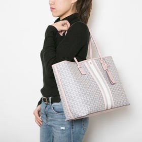 Tory burch gemini link best sale canvas tote