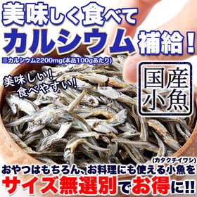 国産 食べる 煮干し 250g カタクチ イワシ を食べやすく仕上げました