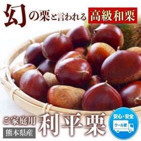 【予約受付】9/25-順次出荷【1.5kg(2L-Lサイズ)】利平栗　※ご家庭用 生栗