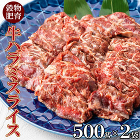 【1kg(500g×2)】牛ハラミ 焼肉用スライス | スーパーでなかなか見かけない牛ハラミはお肉問屋からお取り寄せ！焼肉に、バーベキューに！