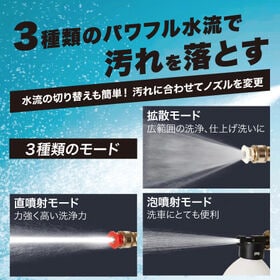 多機能コードレス高圧洗浄機　マジカルウォッシュ+予備バッテリー