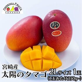 【宮崎】2L1玉　完熟マンゴー ・太陽のタマゴ
