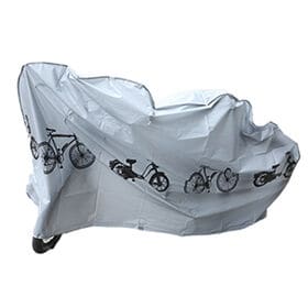【グレー】風雨や潮風から大切な愛車を守る！自転車カバー