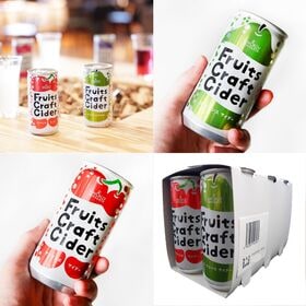 Fruits Craft Ciderアソート6缶セット（サクランボ、ラ・フランス各3缶）