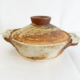 与平窯 伊賀釉 手造り鍋（小）