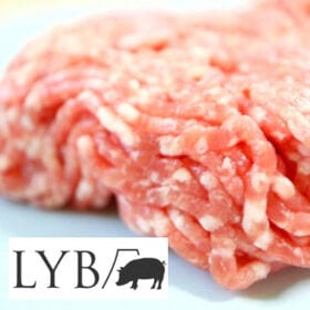 【計1kg/500g×2パック】富士山麓産 LYB豚 挽肉 | 年間出荷1,000頭の超希少なブランド豚！チョコレートのような口どけ！