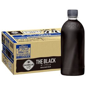 【48本】ジョージア ザ・ブラック 500ml PET ラベ...