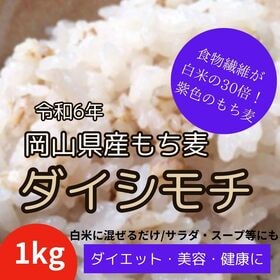 【1kg】令和6年産 岡山県産 ダイシモチ/もち麦