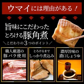 【計2kg】絶品 とろける豚角煮（200g×10個）