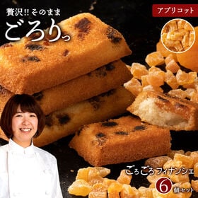 【6個入】 ごろごろフィナンシェ (アプリコット) | フィナンシェ スイーツ お菓子 焼き菓子 ギフト 洋菓子