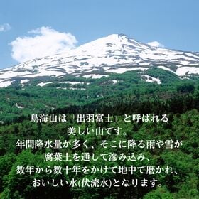 【500mL×24本】山形 鳥海山水(賞味期限5年以上)保存水 ナチュラルミネラルウォーター