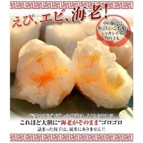 【750g(15g×50個) 】エビ餃子 プリップリの海老がごろごろ!　※冷凍