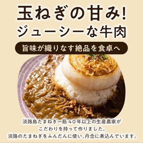 【3食】淡路牛と淡路島たまねぎカレー 200g×3個入り