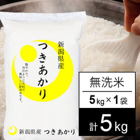 【5kg】新米 令和6年産 越後の米 新潟県産 つきあかり 無洗米 | 令月にして大粒で艶やかなお米