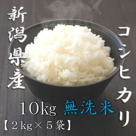 【計10kg(2kg×5袋)】新米 令和6年産 新潟県産コシヒカリ 無洗米