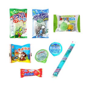 小さな駄菓子（グミ・ラムネ・ゼリー）詰め合わせセット (8種・計80コ)