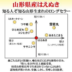 【5kg】令和6年産 山形県産 はえぬき (玄米)