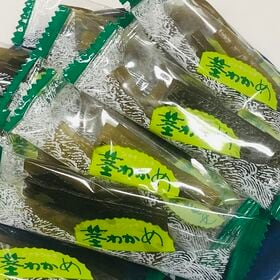 【1kg】茎わかめ 珍味 ピロ袋入り | シャキシャキした食感！少し酸っぱい食物繊維等の栄養も豊富な！おつまみ・お茶請けに【個包装】