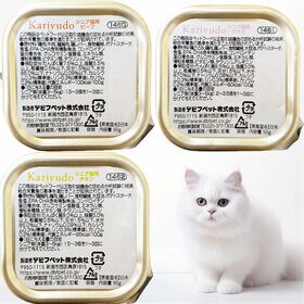 【3種計9個】デビフ Kariyudo カリユド シニア 猫用 ビーフ ささみ チキン