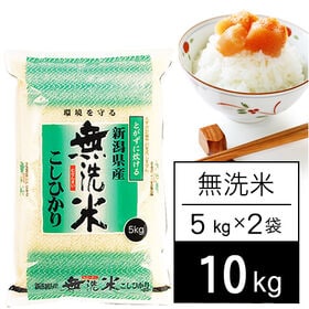 【計10kg/5kgx2袋】新米 令和6年産 越後の米 新潟県産 コシヒカリ 無洗米 | 美味しく実りました