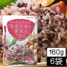 【160g×6袋】からだよろこぶ発芽玄米と黒米のごはん／パックご飯／レンジ調理