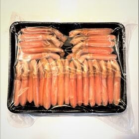 【計1kg/80~100本】規格外品！殻剥き生ズワイガニ脚ポーション