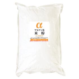 【500g】アルファ化 米粉 ハードタイプ (形成に優れた山梨県産うるち米 使用） | 加水調整による物性の応用範囲が広い