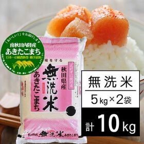 【計10kg/5kg×2袋】新米 令和6年産 羽後の国 南秋田内陸産 あきたこまち 無洗米 | 大穀倉地帯 横手盆地の旨いあきたこまち。