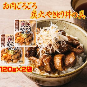 お肉ごろごろ 炭火やきとり 丼の具 120g×2袋 炭火 やきとり 丼 の具