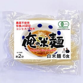 【計720g/120gx6袋】有機JAS認証 俺の米麺 細麺 | 有機JAS認証の米麺