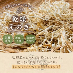 【100g×3袋】長野県産 乾燥えのき 無添加